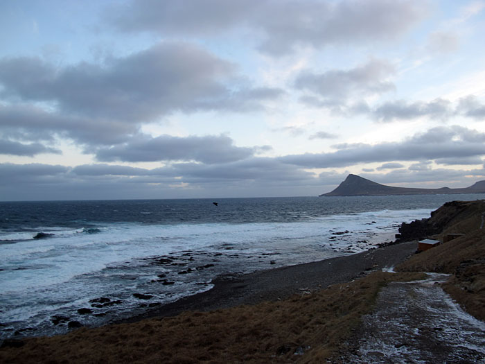 Djúpavík. Finally back in Djúpavík but driving very next to the north! - Swimming pool Krossnes and Reykjarneshyrna. (31 December 2010)