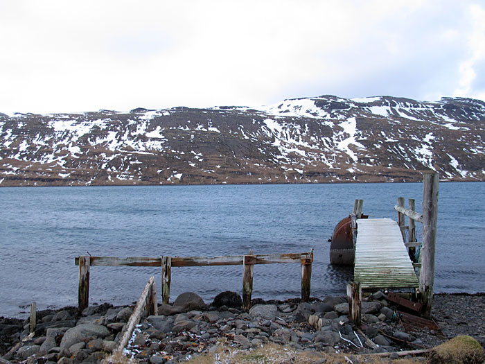 Djúpavík. Finally back in Djúpavík but driving very next to the north! - Anyone have seen this picture before? (check this <a href='/07-06/b543.php' target='_blank' class='linksnormal'>picture</a>). (31 December 2010)