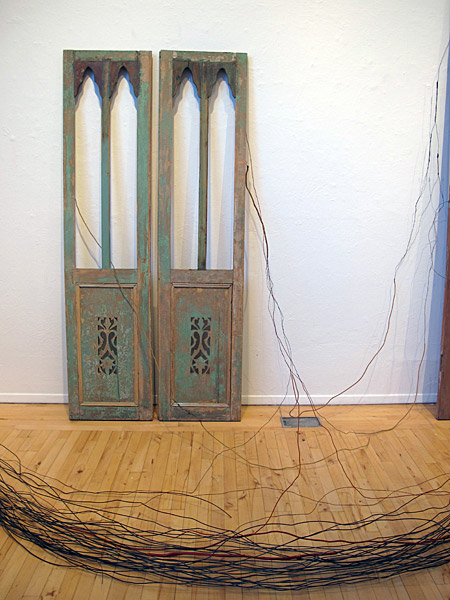 Reykjavík. Ausstellung, ASÍ - Ingibjörg Jónsdóttir. - Kunstwerk 'Archetypos' von <a href='http://www.ingibjorg.info/' target='_blank' class='linksnormal'>Ingibjörg Jónsdóttir</a>. (15.01.2011)