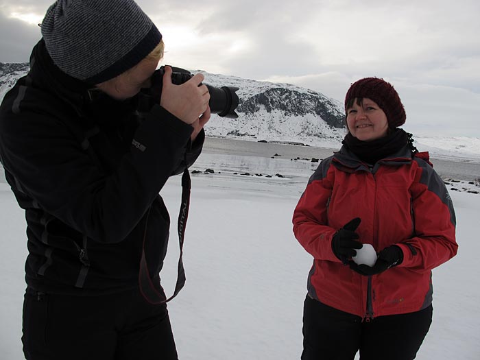 Álftavatn. Im Winter im Sommerhaus II. - Kaja und Tina. (19.02.2011)