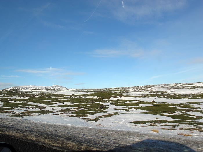 Álftavatn. In winter in the summer cottage III. - On road "1"... (20 February 2011)