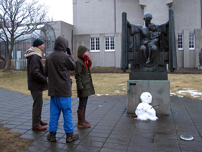 Reykjavík. Skulpturen besuchen. - ... (27.02.2011)