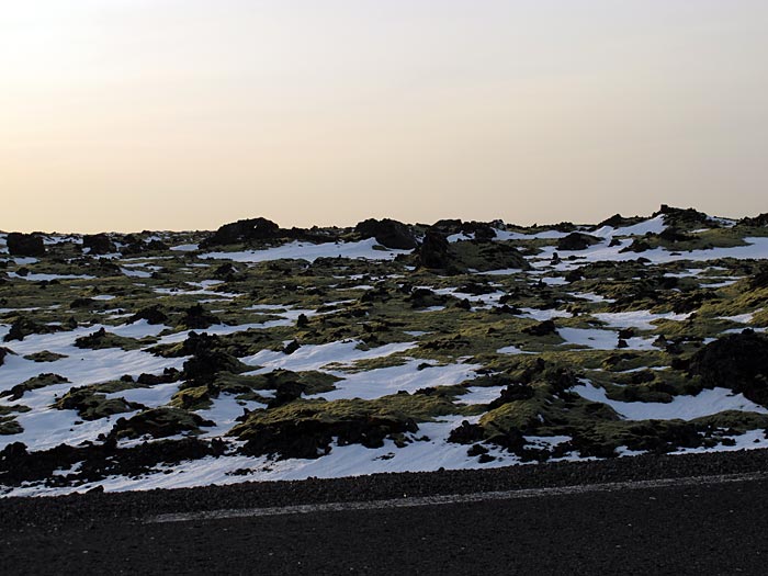 Kleifarvatn. Schönes Wetter am See ... - Rückfahrt. (04.03.2011)