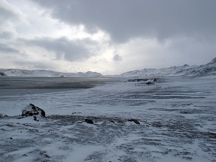 Kleifarvatn. In Ice. - I. (16 March 2011)