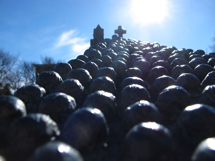 Reykjavík. Verschiedenes XXIX. - Skulptur, im Garten des <a href='http://www.skulptur.is/index.e.html' target='_blank' class='linksnormal'>Einar Jónsson-Museums</a>. (01. bis 10.04.2011)