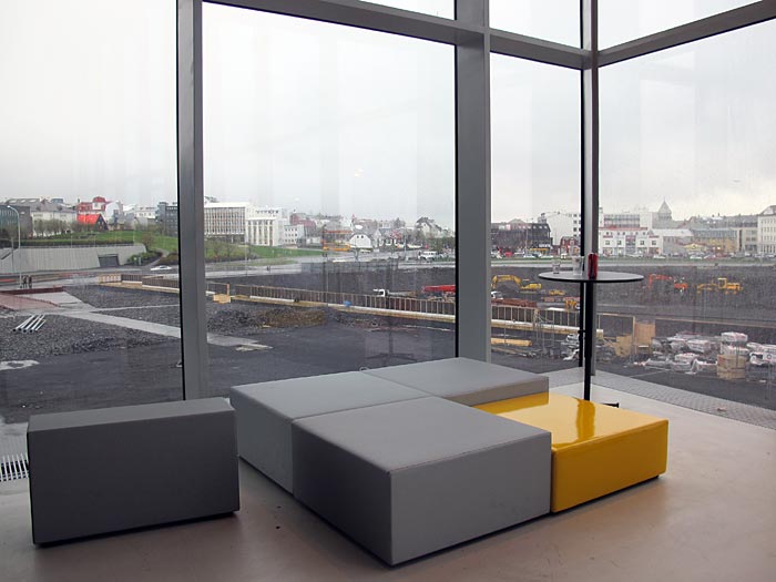 Reykjavík. Harpa - das neue Konzerthaus am Hafen. - Innenansichten. (11.05.2011)