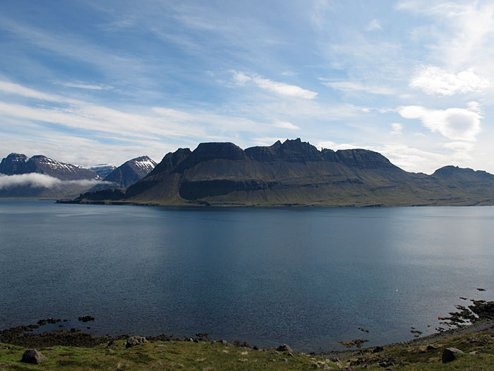 Djúpavík. A wonder-full day. - Mountain Kambur (my wish to climb the mountain). (2 July 2011)