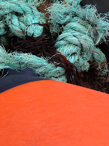 Hvalfjörður. Nochmals Hvalfjörður, aber diesmal ganz. - Ein Ball. Detail II. (24.09.2011)