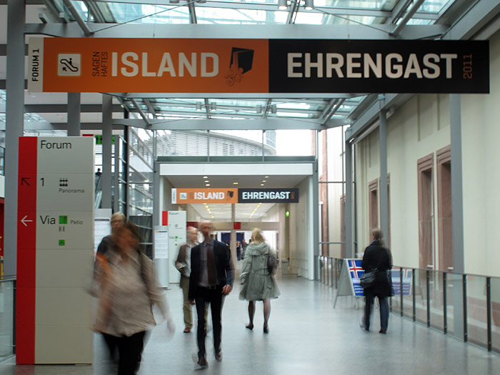 Frankfurt. Sagenhaftes Island auf der Frankfurter Buchmesse. - Island war das <a href='http://www.sagenhaftes-island.is/de' target='_blank' class='linksnormal'>Gastland auf der diesjährigen Buchmesse in Frankfurt</a>. (12.10.2011)