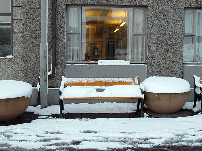 Reykjavík. "Meine Banken" heute am 29. Dezember 2011. -  (29.12.2011)