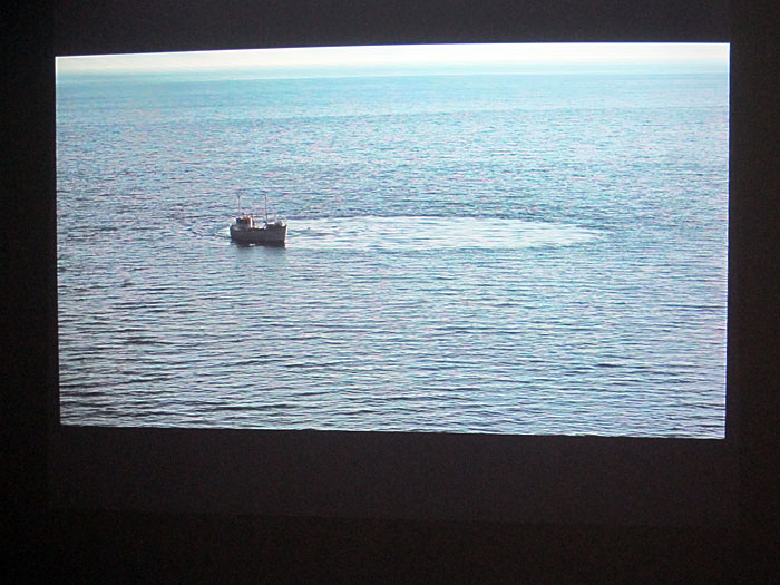 Reykjavík. Iceland Academy of the Arts � Graduation Exhibition 2012. - Video installation, but I do not remember the name of the artist. (22 April 2012)