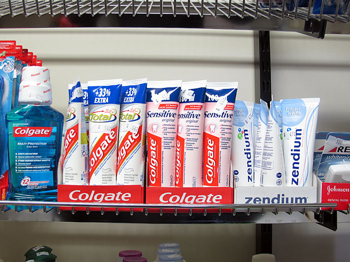 Árneshreppur. Short trip VI. - In the store in Norðurfjörður ('Kaupfelagið'): A few things V. Toothpaste. (2 July 2012)