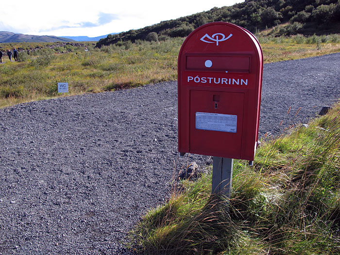 Reykjavík. Haustferð - Herbstfahrt. II. - ... Und ein Briefkasten! (08.09.2012)