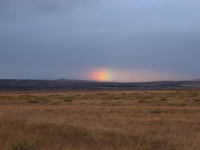 Reykjavík. Golden Circle, but different. - Strange rainbow, or? (26 September 2012)