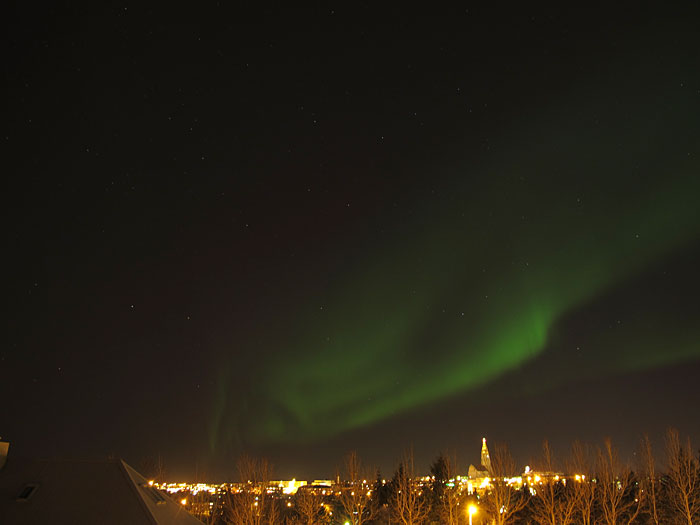 Reykjavík. Miscellaneous LII. - Northern lights. I. (10 til 26 October 2012)
