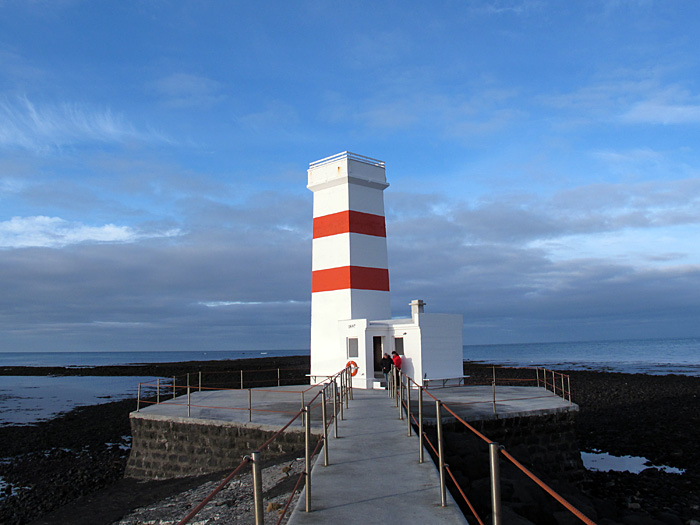 Halbinsel Reykjanes. Kleine Rundreise. - Leuchtturm Garðskagi bei Garður. (04.11.2012)