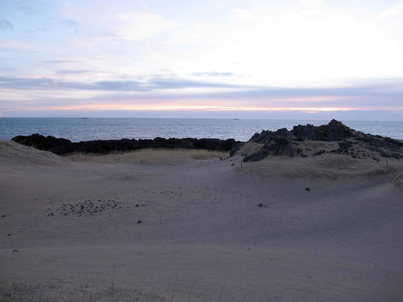 Snæfellsnes. Kalt und schön. - Búðahraun. (25.12.2012)