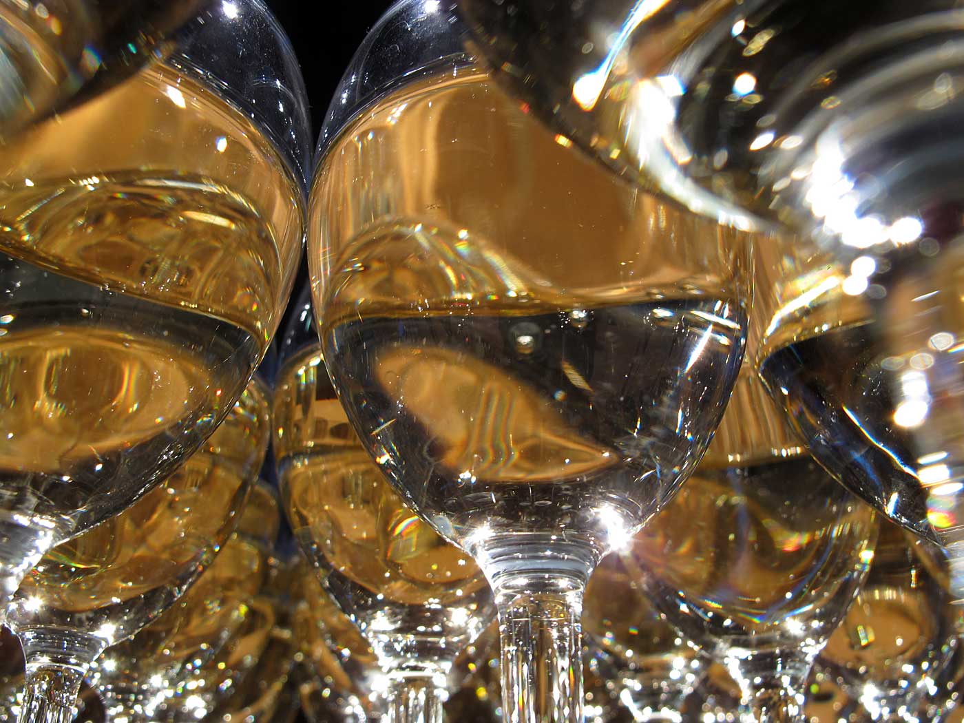 Reykjavík. Wine glasses during an opening event. - VII. (19 January 2013)