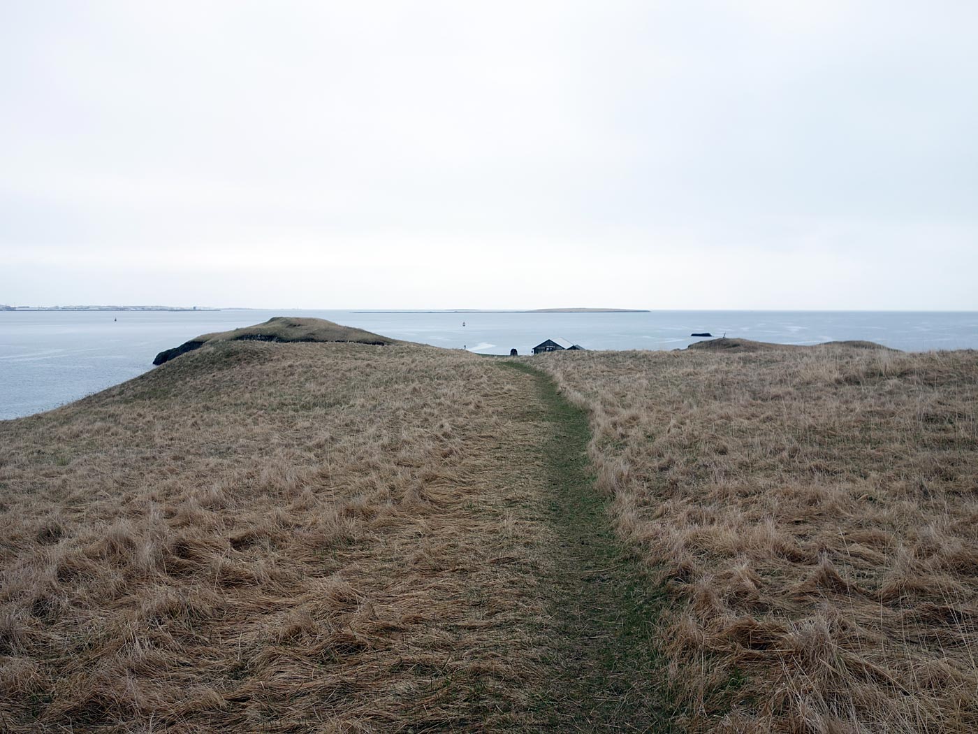 Viðey. Frühjahrsfahrt (mit Regen) nach Viðey. - Auf Viðey. II. (10.05.2013)