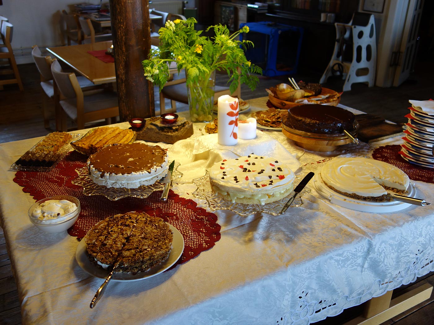 Djúpavík. Miscellaneous LVI. - Our first cake buffet summer 2013. Delicious! (1 till 9 June 2013)