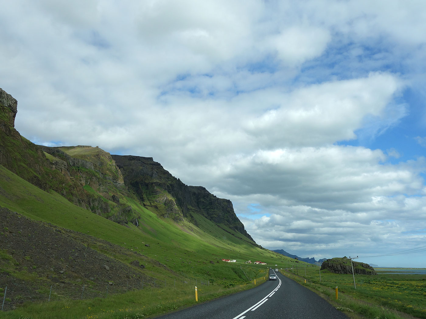 Around Iceland. Day I. Reykjavík - Djúpivogur. - Somewhere on road '1' (southcoast). (2 July 2013)