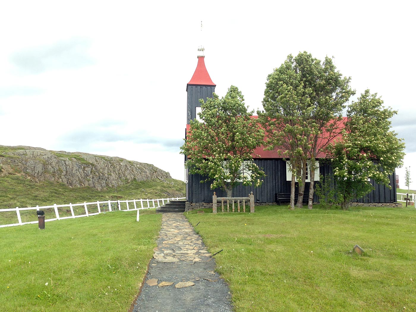 Around Iceland. Day IV. Borgarfjörður eystri - Langanes. - Oh, I forgot the name of this church! (5 July 2013)