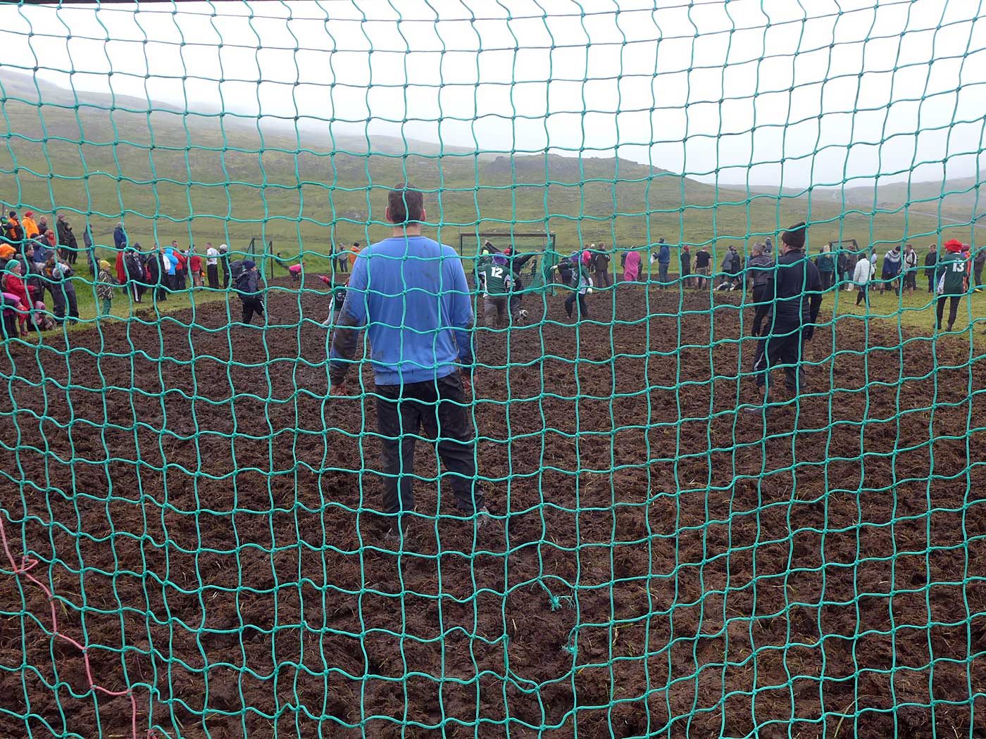 Árneshreppur. Mýrarbolti (Swamp Soccer). - The Djúpavík team is playing! (3 August 2013)