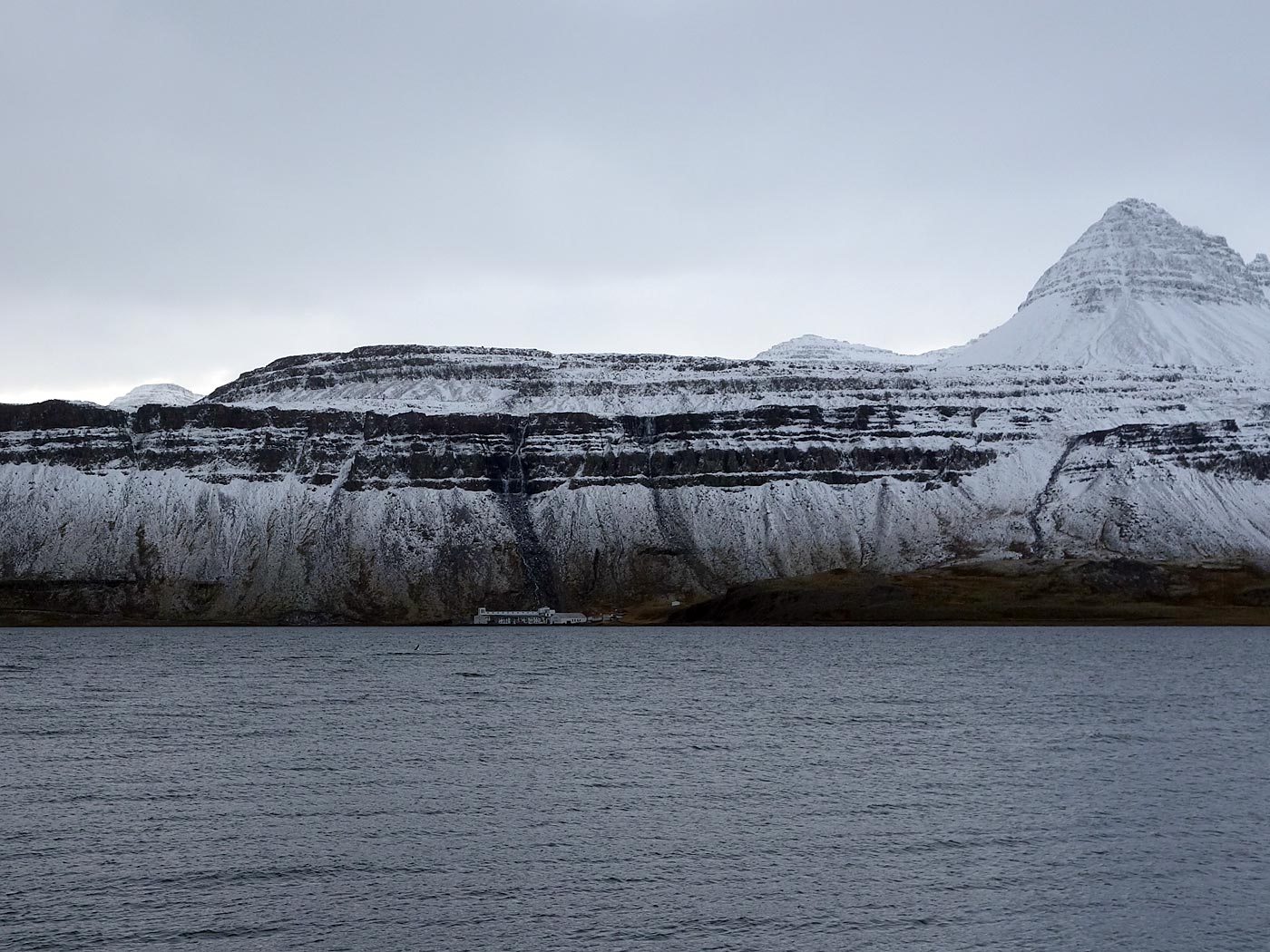 Djúpavík. A whole day in the north. - Djúpavík. (<a href='http://www.grapevine.is/Travel/ReadArticle/Home-To-The-Loneliest-Hotel-In-The-World' target='_blank' class='linksnormal'>Article</a> about this trip on Reykjavík Grapevine). (5 October 2013)