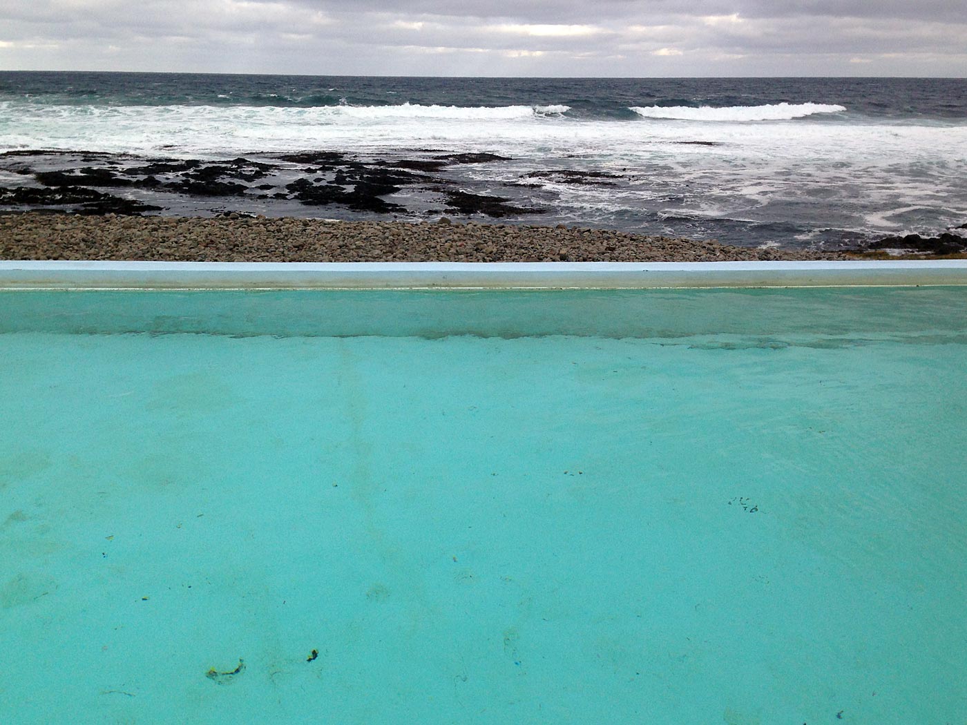 Djúpavík. A whole day in the north. - Swimmingpool Krossnes. II. (<a href='http://www.grapevine.is/Travel/ReadArticle/Home-To-The-Loneliest-Hotel-In-The-World' target='_blank' class='linksnormal'>Article</a> about this trip on Reykjavík Grapevine). (5 October 2013)
