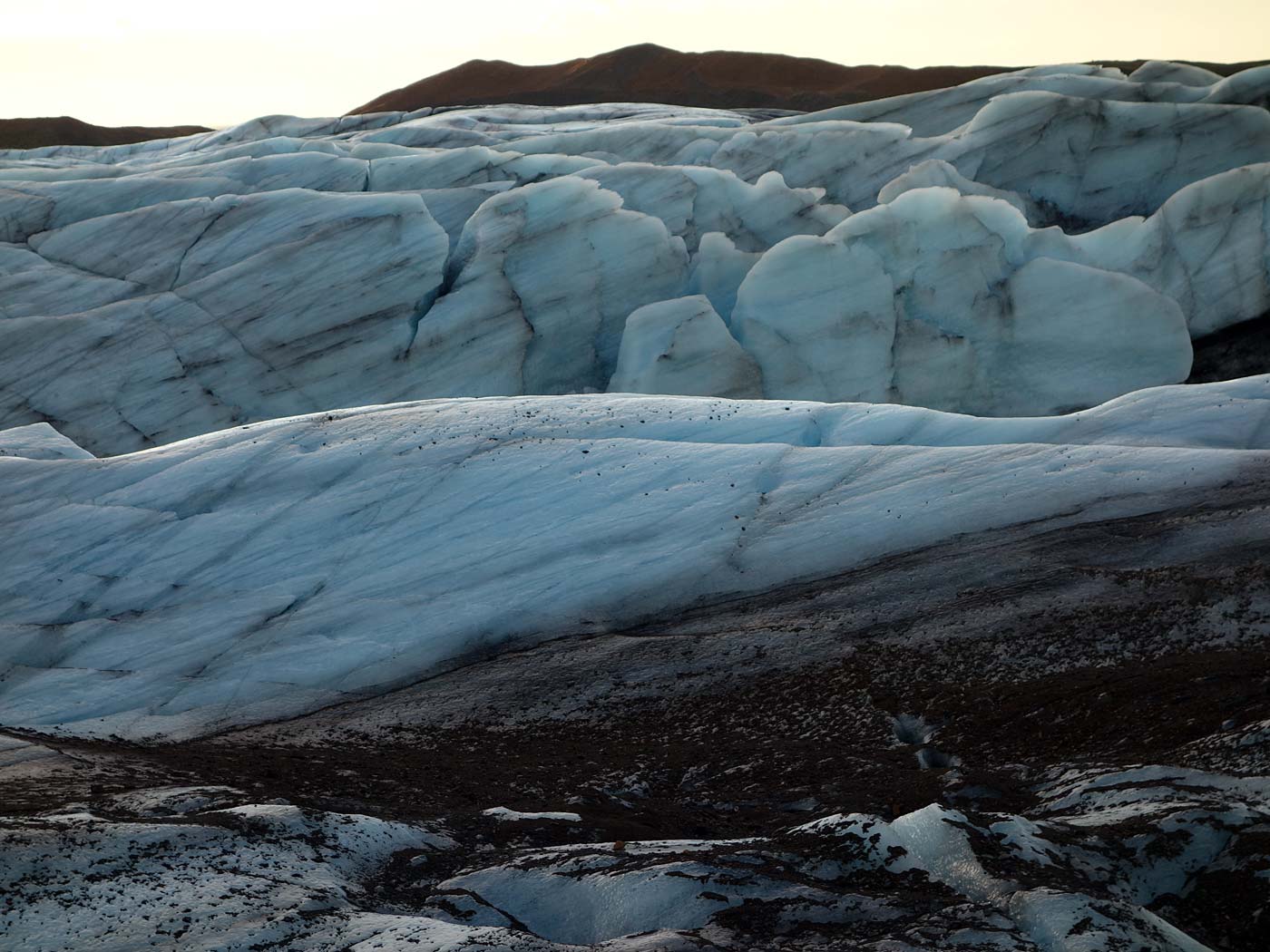 Südosten. Skaftafell, Svínafellsjökull. - Gletscherzunge Svínafellsjökull. (16.11.2013)