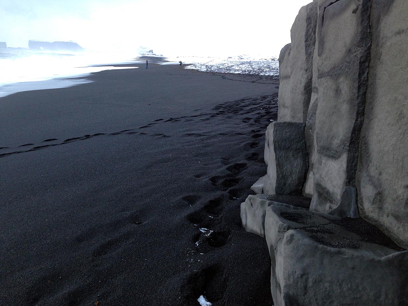 Beach Reynisfjára near Vík. - III. (17 November 2013)