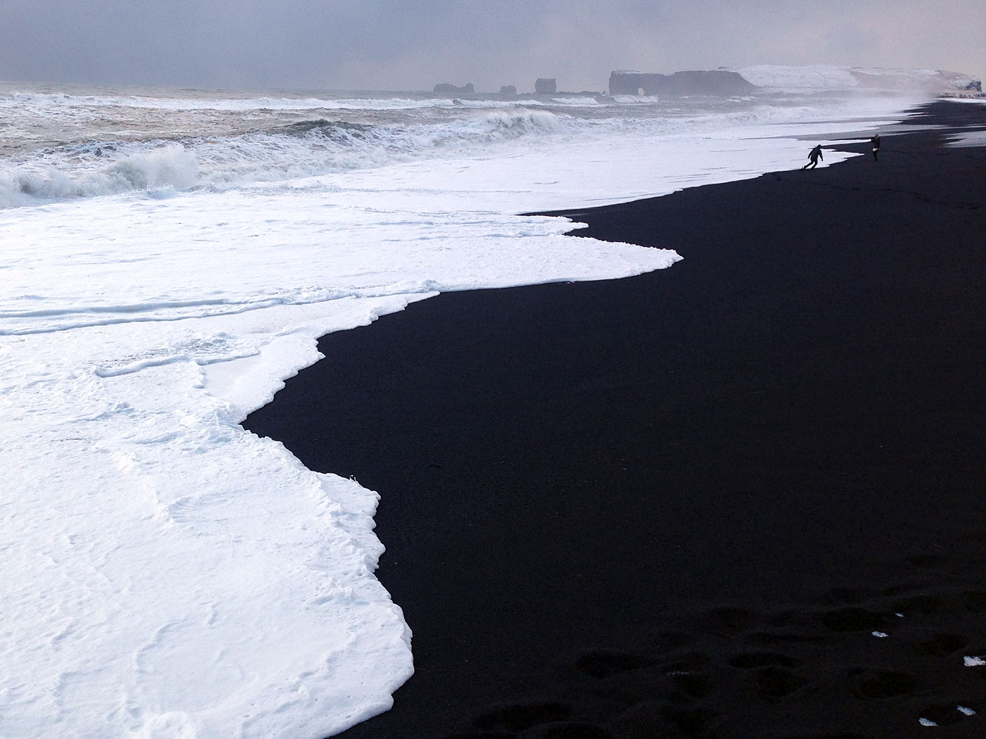 Beach Reynisfjára near Vík. - IV. (17 November 2013)