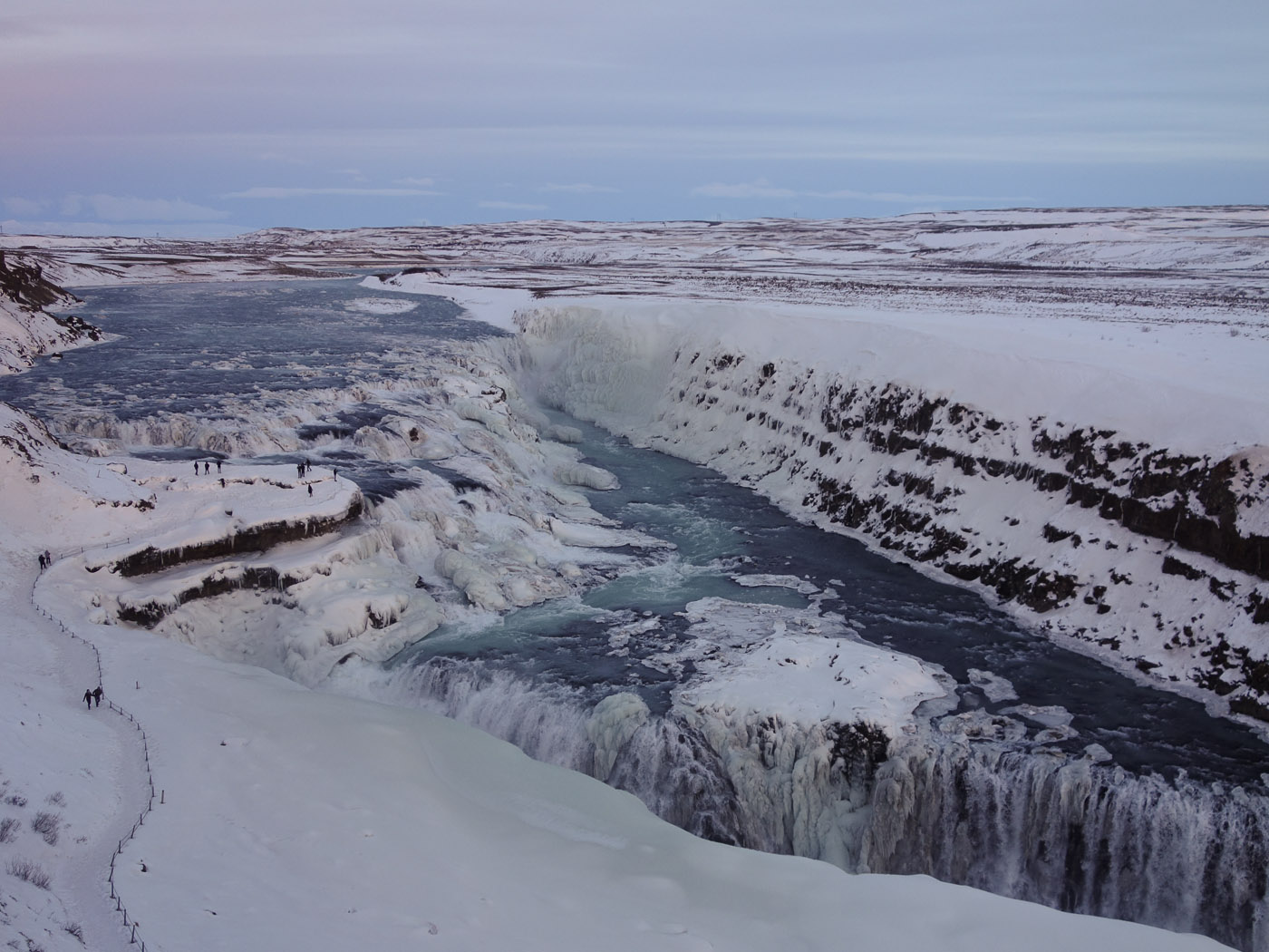 Golden Circle. Frozen Circle. - Gullfoss. Frozen Gullfoss, amazing. I. (2 January 2014)