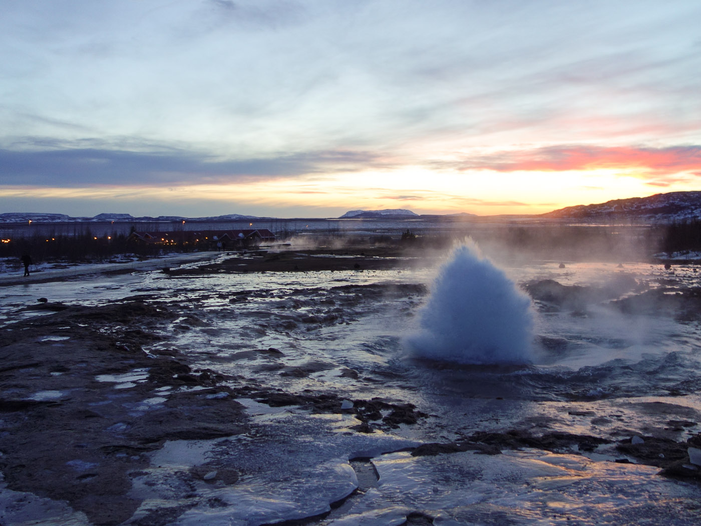 Golden Circle. Frozen Circle. - Geysir. (2 January 2014)