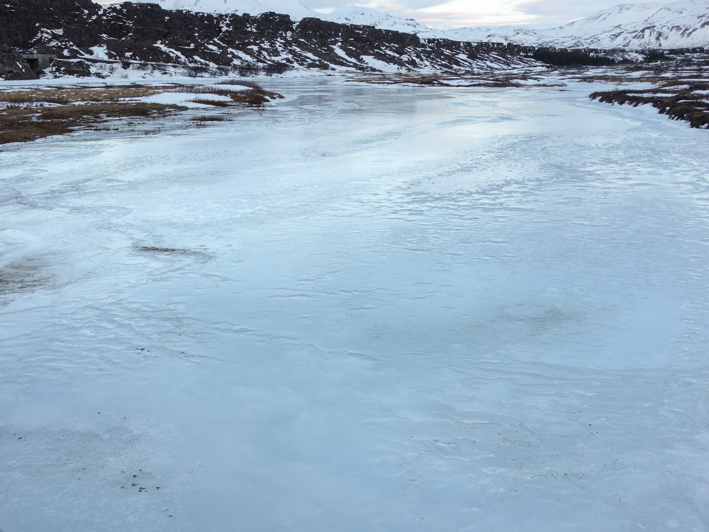 Þingvellir. Short trip. - Þingvellir, frozen ... III. (5 January 2014)