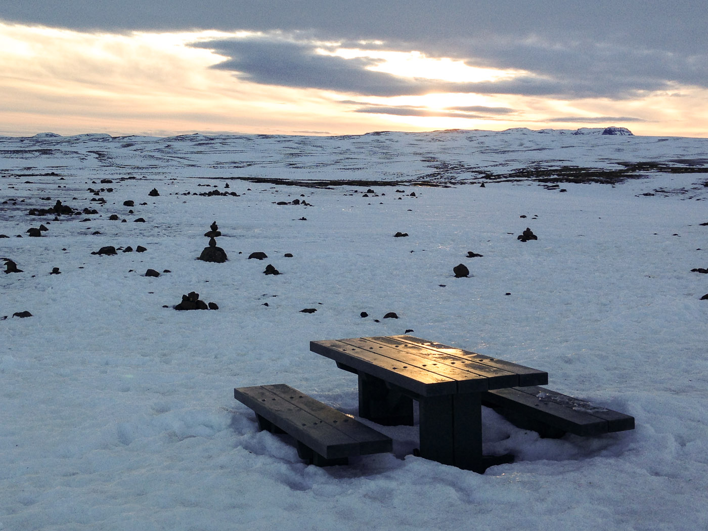 Þingvellir. Short trip. - Þingallavatn. (5 January 2014)