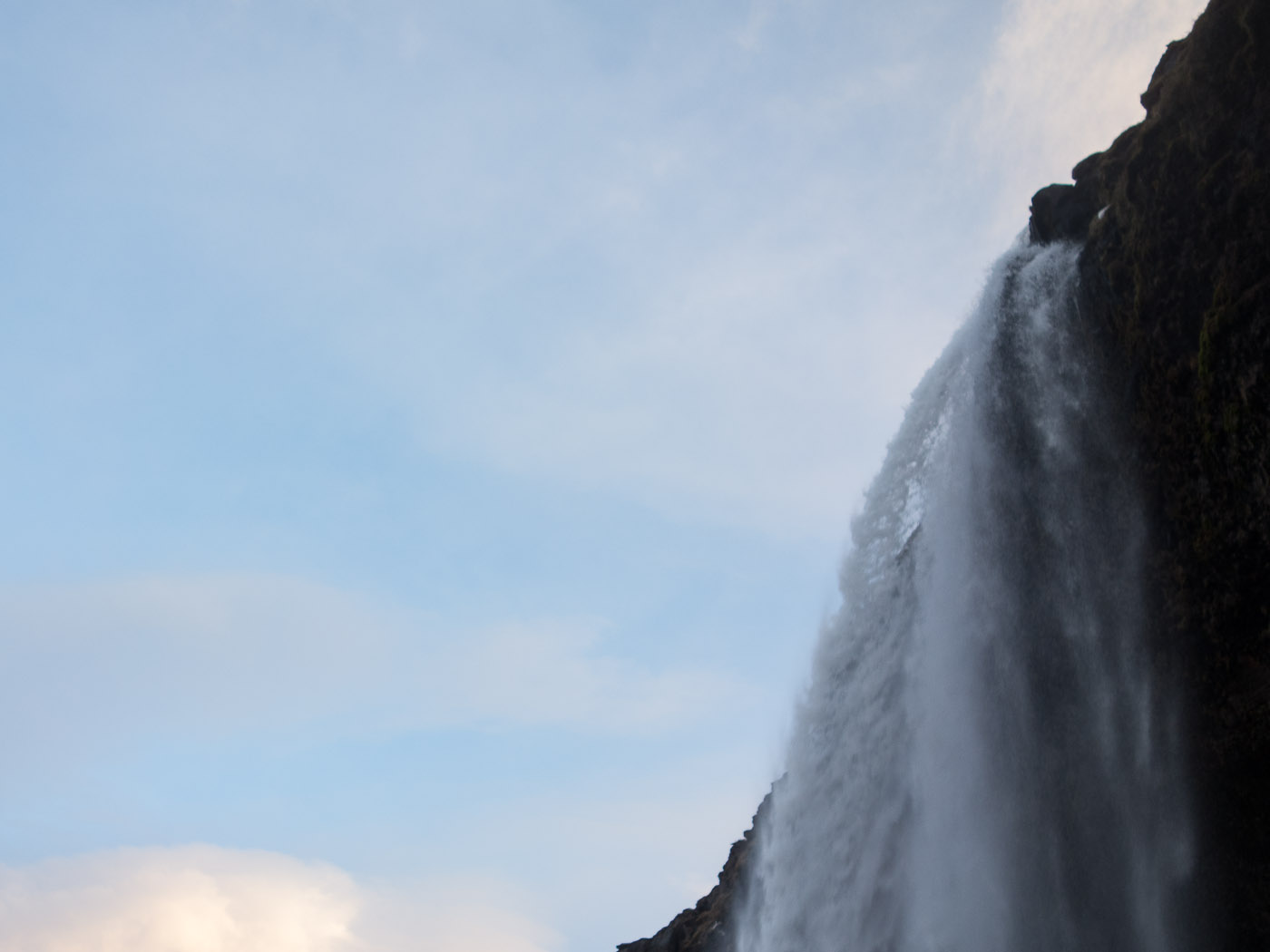 South Coast. Part 1 - Waterfall Seljalandsfoss. - Seljalandsfoss (about this waterfall <a href='http://en.wikipedia.org/wiki/Seljalandsfoss' target='_blank' class='linksnormal'>here</a> ). I. (18 January 2014)