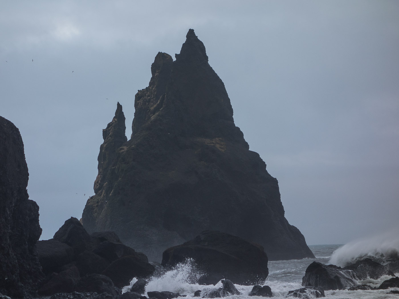 South Coast. Part 5 - Reynissandur und Reynisdrangur (Vík). - Reynissandur, close to Vík. XIII. (18 January 2014)