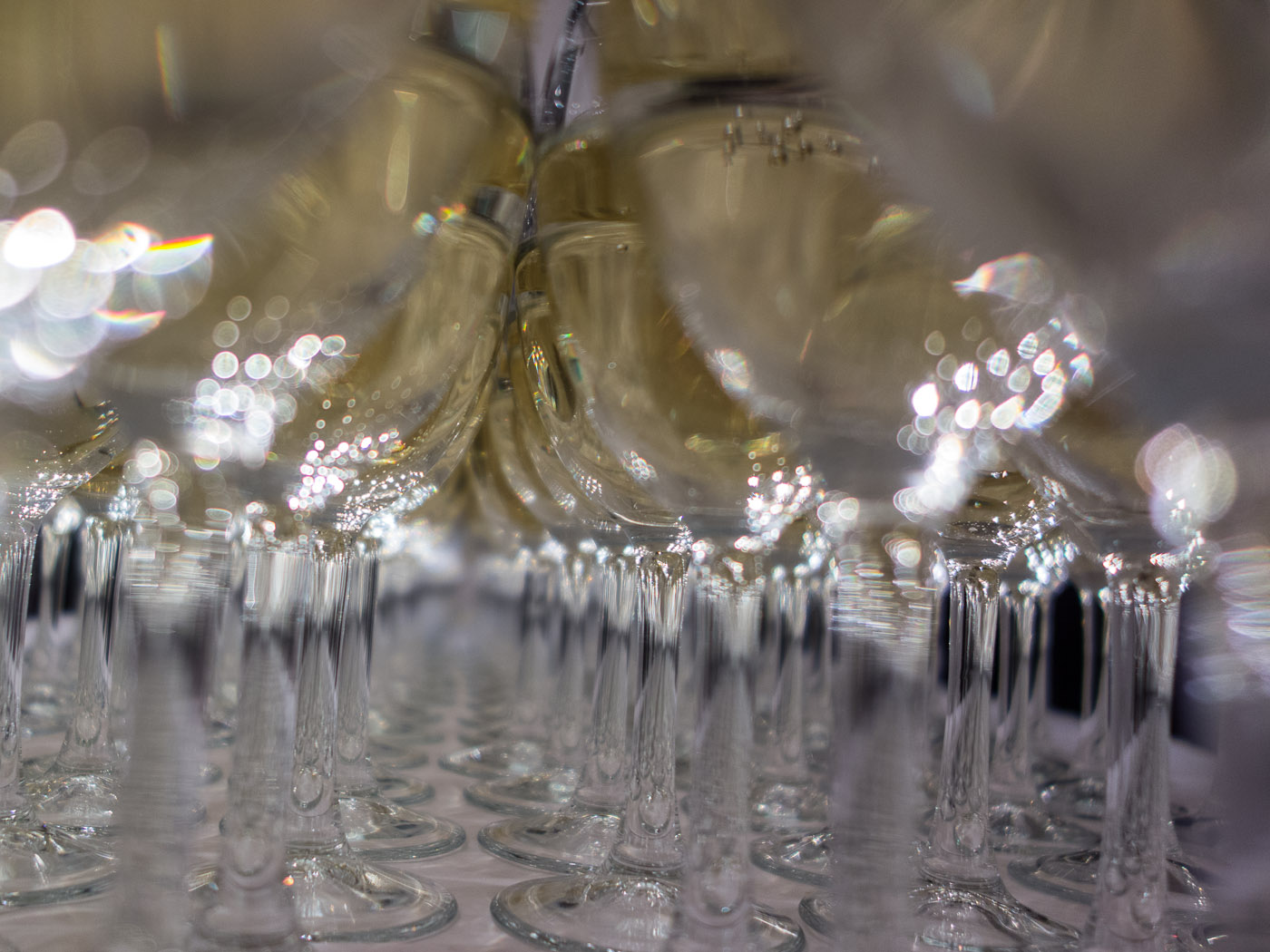 Reykjavík. Hafnarhús - Wine glasses during a vernissage! - III. (1 February 2014)