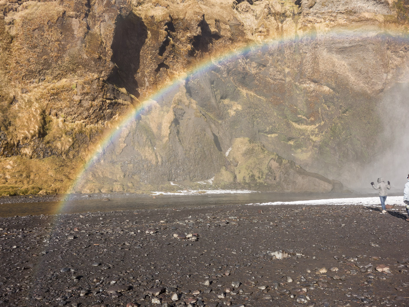 South coast. Driving back to Reykjavík! - Some time later, at Skógafoss. IV. (2 March 2014)