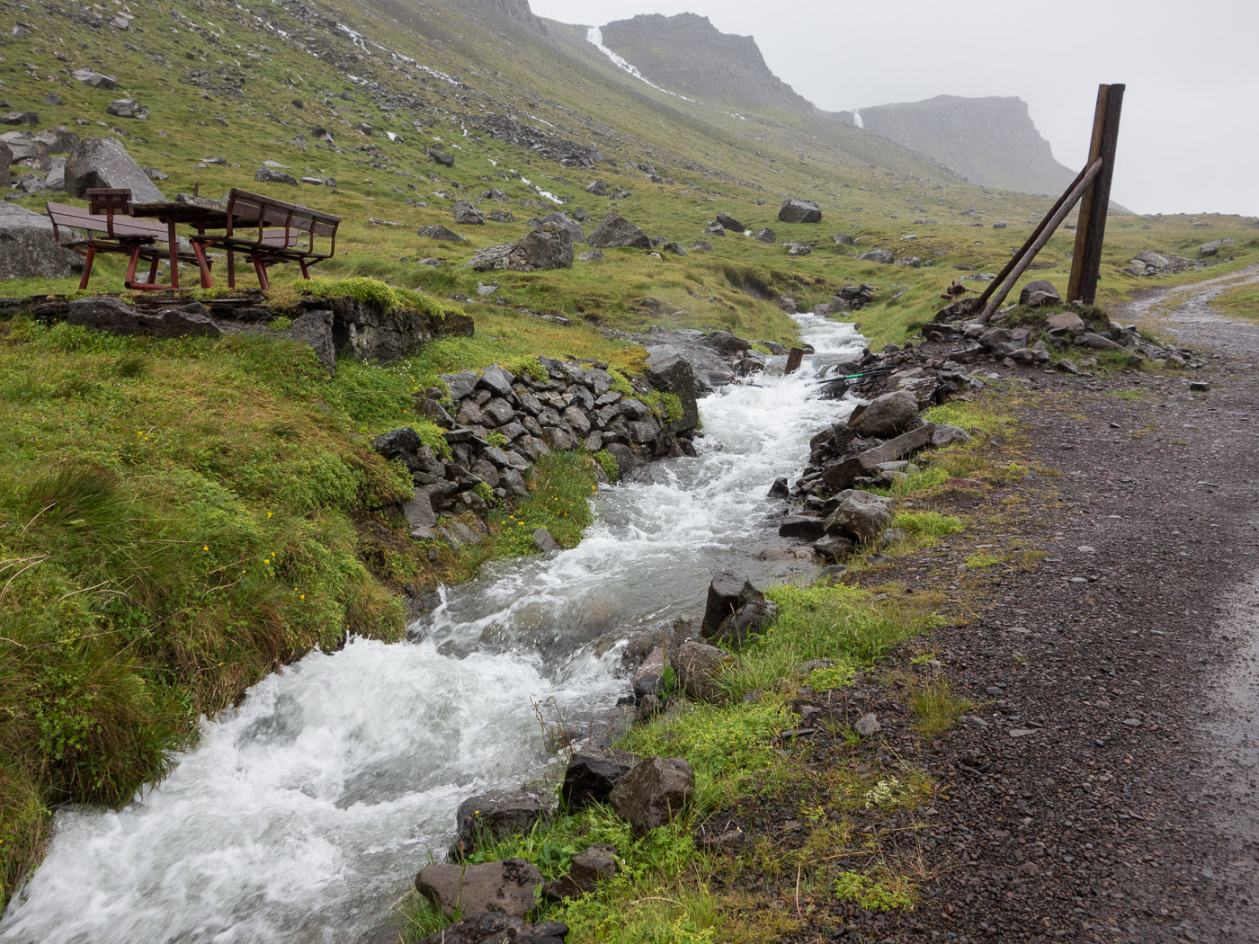 Djúpavík. Week 6. - Rain, rain, rain. (30 June till 6 July 2014)