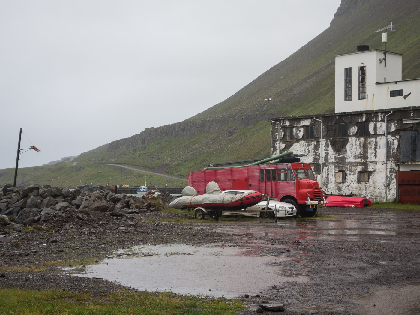 Djúpavík. Week 6. - Rain, rain, rain. (30 June till 6 July 2014)