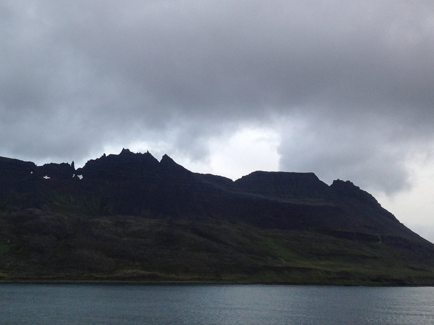 Djúpavík. Week 6. - Kambur mountain. (30 June till 6 July 2014)