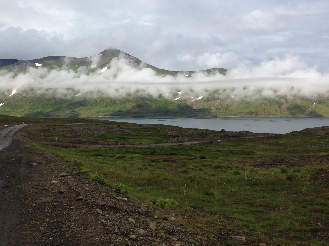 Djúpavík. Week 8. - On the way back to Djúpavík - nice clouds ... (14 till 19 July 2014)