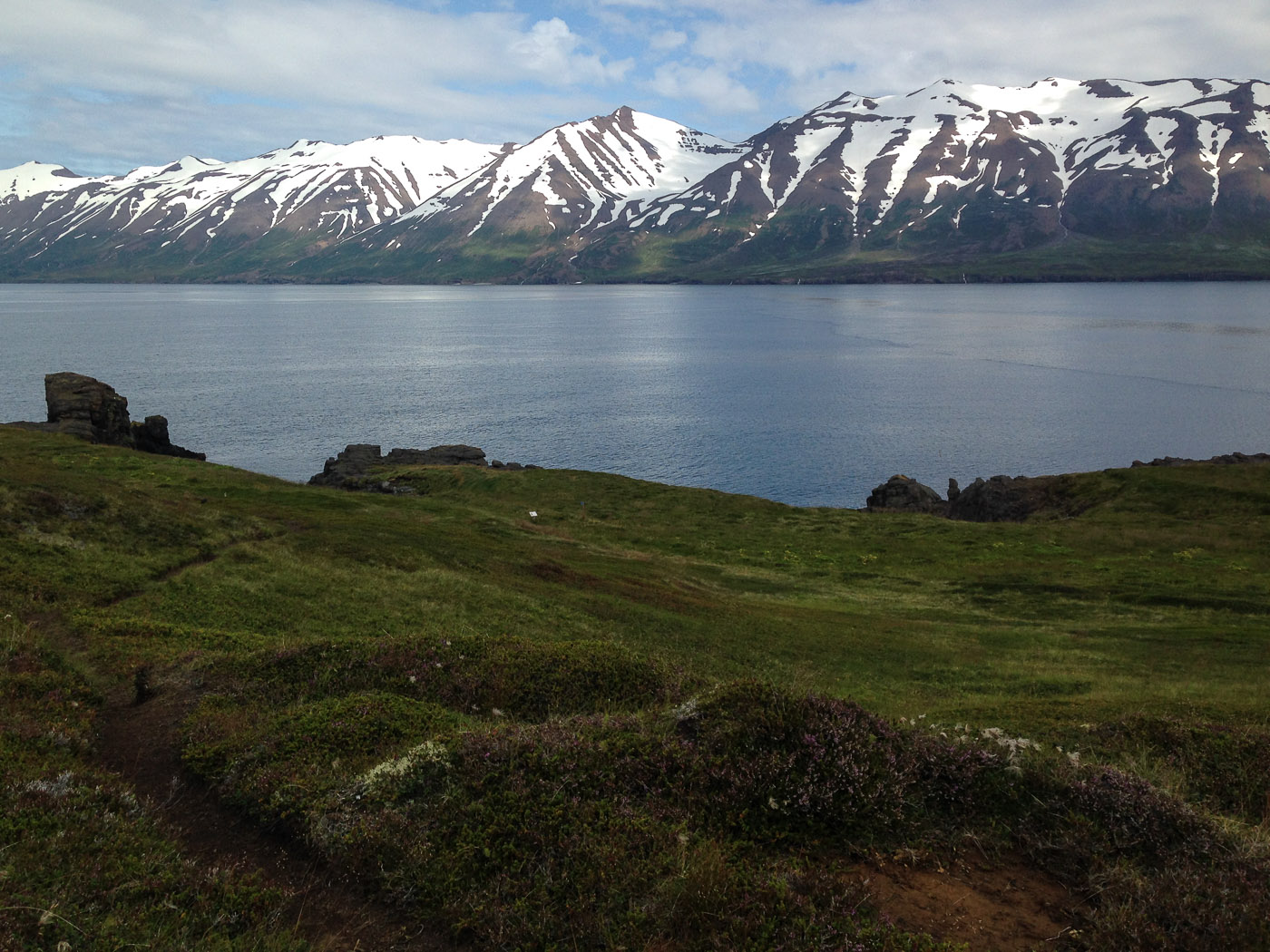 Northern Iceland - Hrísey island. On vacation. - <a href='http://www.hrisey.net/en/' target='_blank' class='linksnormal'>Hrísey</a>. (22 July 2014)