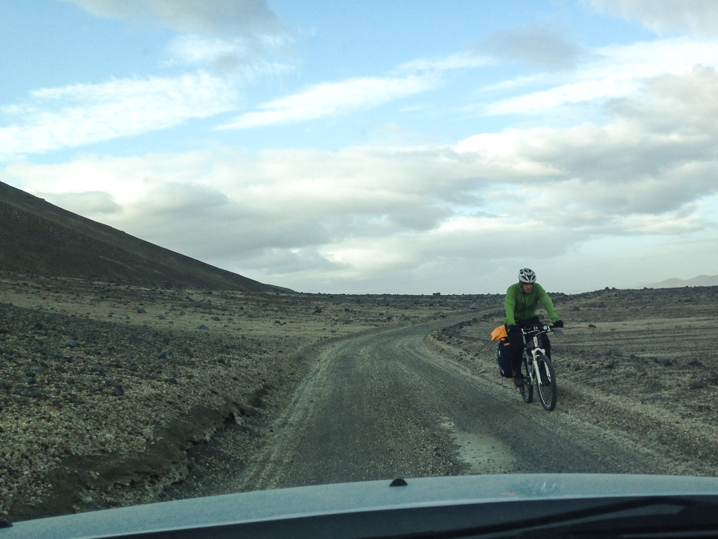 Northern Iceland - On the way to Askja. On vacation. - Area around Askja. III. ... biking to Askja :-). (24 July 2014)