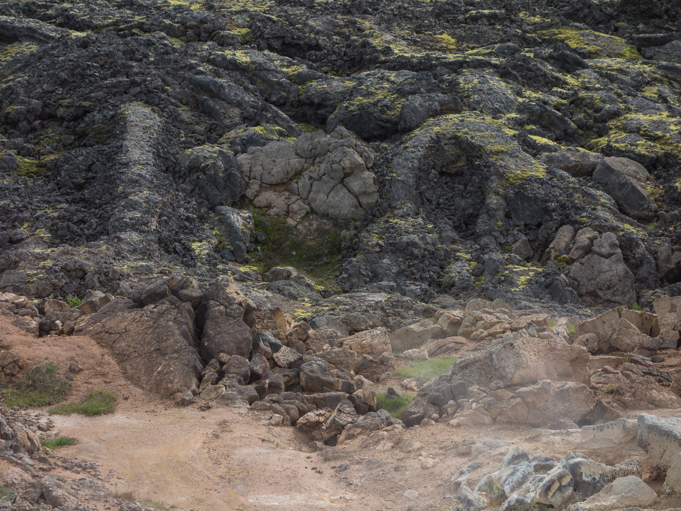 Northern Iceland - Back to Svarfaðardalur. On vacation. - The Lavafield of Leirhnjúkur. III. (25 July 2014)