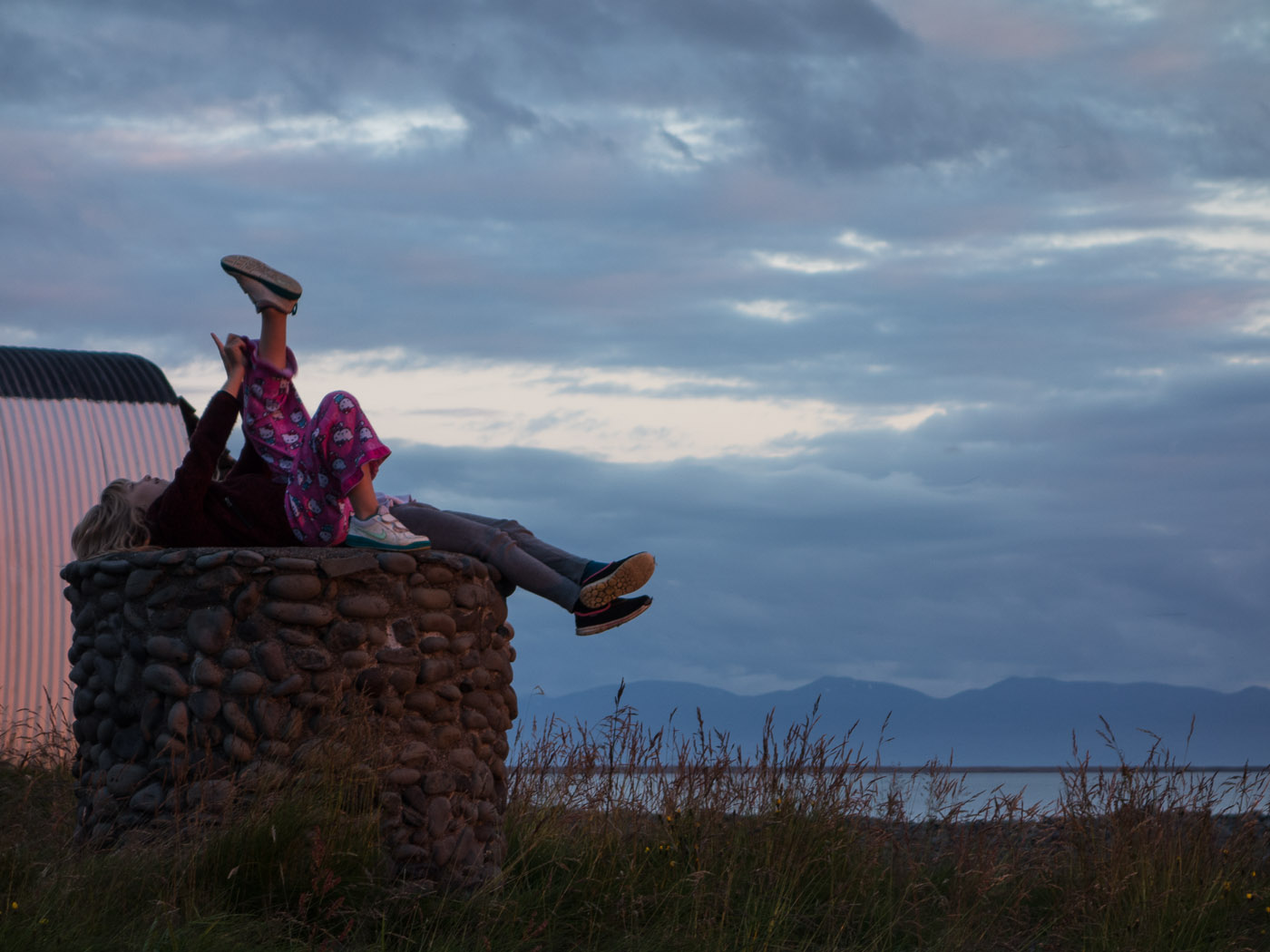 Northern Iceland - Herring and sunset. On vacation. - :-). I. (26 July 2014)