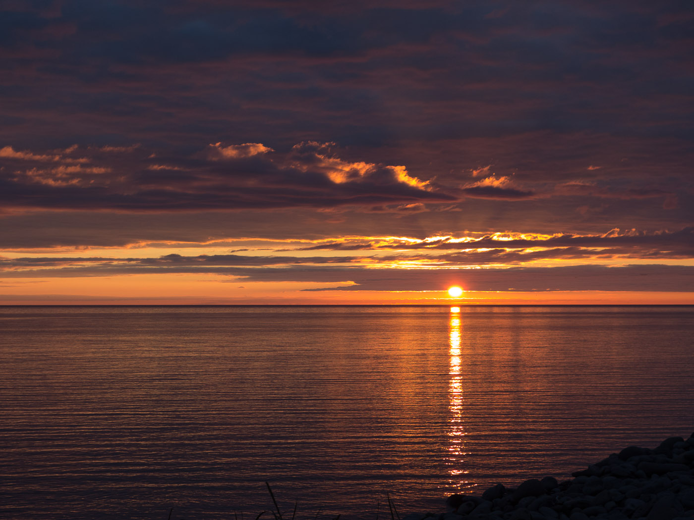 Northern Iceland - Herring and sunset. On vacation. - :-). III. (26 July 2014)