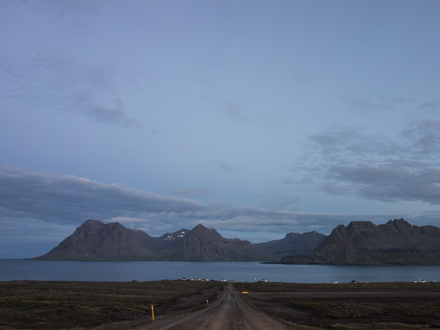 Djúpavík. Week 9. - Gjögur, around midnight. (30 July till 3 August 2014)